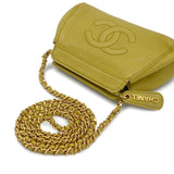 Mini Crossbody - Yellow Caviar