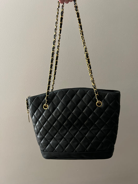 Vintage Lambskin Tote