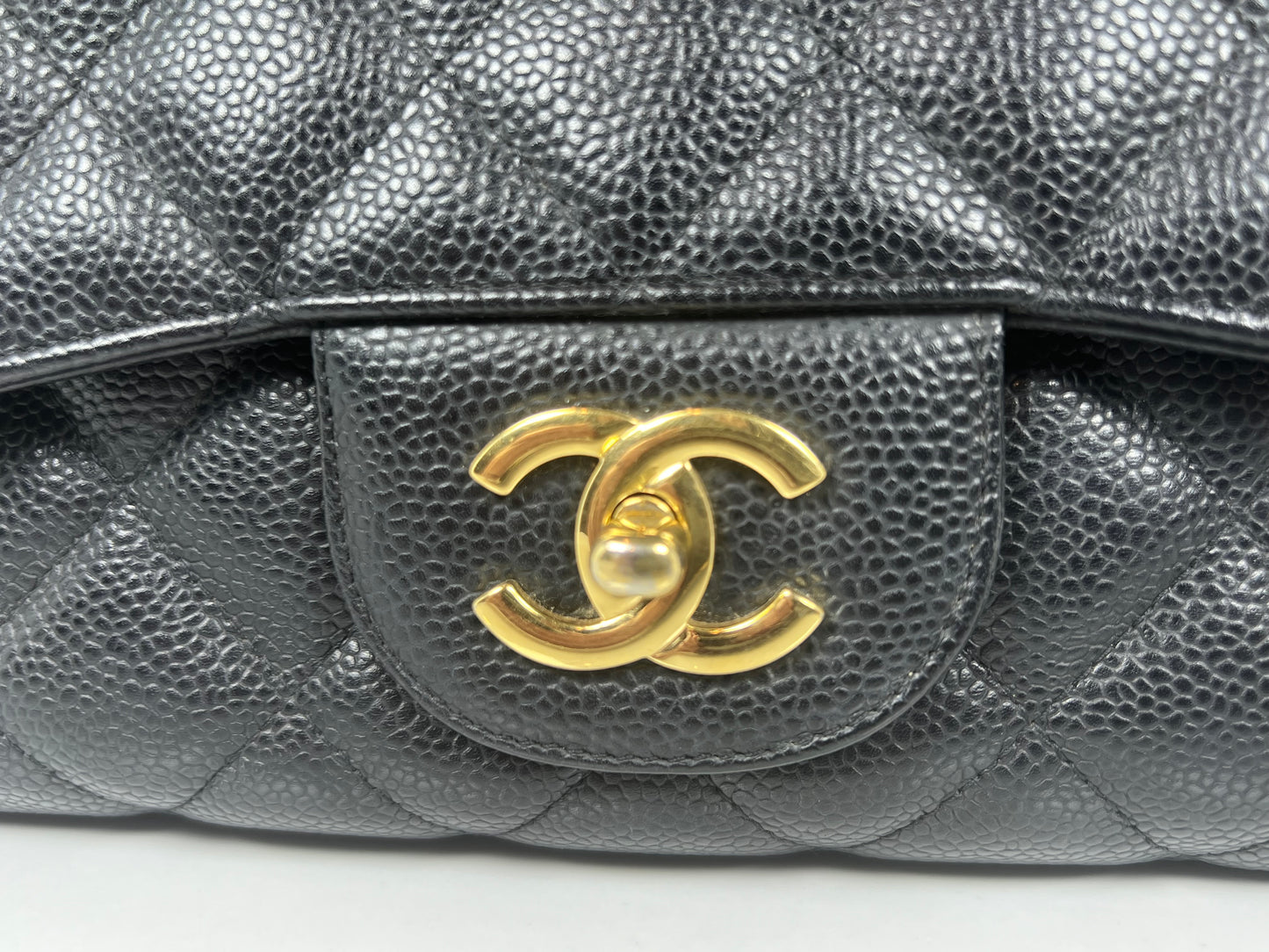 Black Caviar Jumbo Single Flap