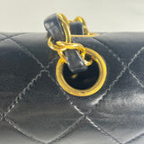 Black Small Classic Flap