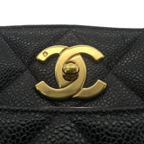 Black Vintage Caviar Shoulder Tote (Available at Ladybird)