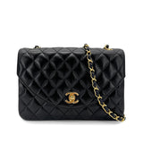 Vintage Black Half Moon Flap (Available at Ladybird)