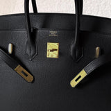 Birkin 35 - Black Togo (T stamp)