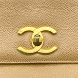 Vintage Beige Caviar Tote