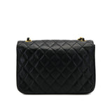 Vintage Half Moon - Black Lambskin