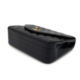 Vintage Black Half Moon Flap (Available at Ladybird)