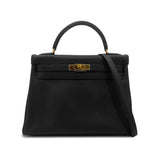 Kelly 32 - Black Togo