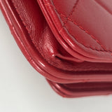 Red Trendy Wallet on Chain