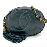 Dark Green Vintage Tambourine