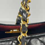Chanel Black Lambskin Shoulder Bag