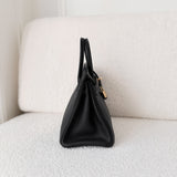 Hermes Birkin 25 - Black Togo (Stamp C, 2018)