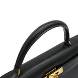 Hermes Kelly 32 - black box (Circle Y stamp)