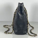 Chanel Black Lambskin Shoulder Bag
