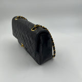 Vintage Classic Medium Quilted Double Flap