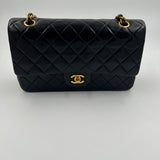Vintage Classic Medium Quilted Double Flap