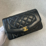 Black Vintage Small Diana Flap (Available at Ladybird)