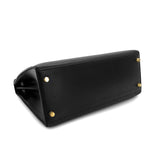 Kelly 28 Sellier - Black Boxcalf