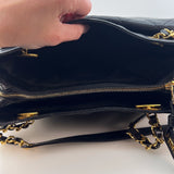 Vintage Front Pocket Shoulder Tote