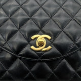 Vintage Black Half Moon Flap (Available at Ladybird)