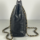 Chanel Black Lambskin Shoulder Bag