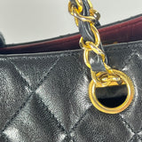 Chanel Black Lambskin Shoulder Bag