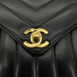 Vintage Chevron Quilted Envelope Flap