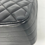 Black Vintage Half Moon Flap
