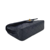 Vintage Navy Medium Classic Flap