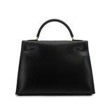 Hermes Kelly 32 - black box (Circle Y stamp)