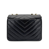 Vintage Chevron Quilted Envelope Flap