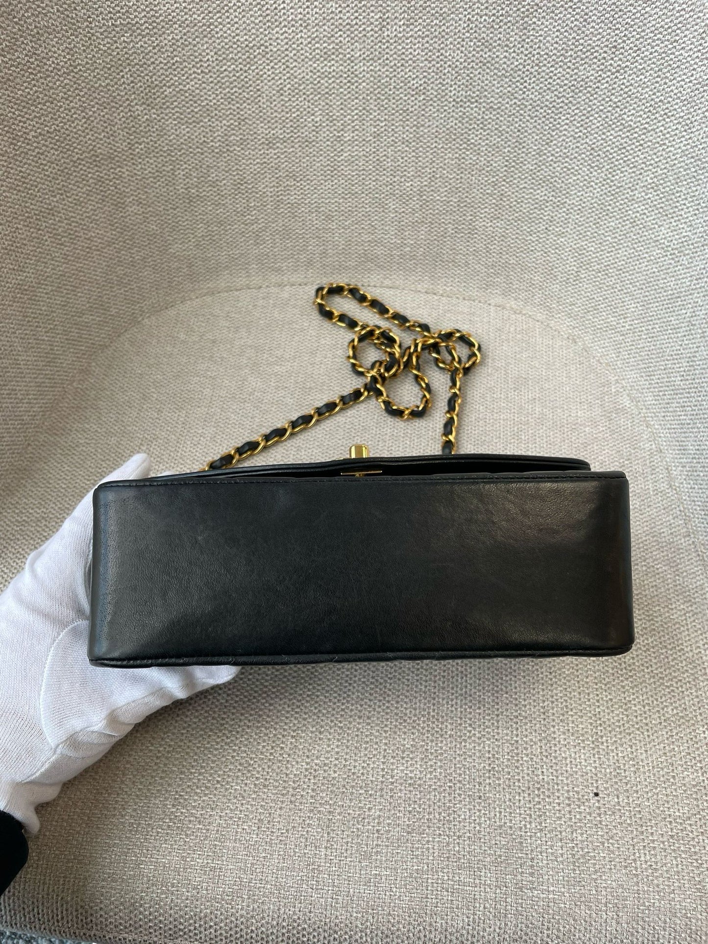 Black Vintage Small Diana Flap (Available at Ladybird)