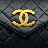 Vintage Deca Square - Black Lambskin