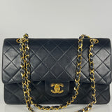 Black Vintage Medium Classic Flap
