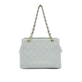Vintage Light Blue Petite Shopping Tote