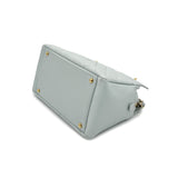 Vintage Light Blue Petite Shopping Tote