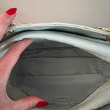 Vintage Light Blue Petite Shopping Tote