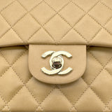 Vintage Beige Medium Classic Flap