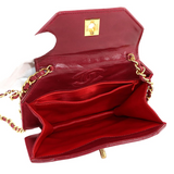 Vintage Octagon - Red Satin