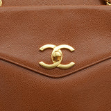 Vintage Coco Ball Tote - cognac caviar