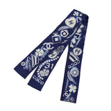 Twilly - navy silk