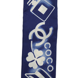 Twilly - navy silk