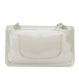 Stadium bag - white lambskin and vinyl
