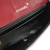 Vintage Half Moon Flap - bordeaux lambskin