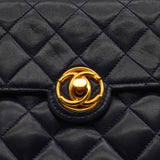 Vintage mini encircled crossbody - navy lambskin