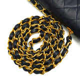 Vintage mini encircled crossbody - navy lambskin
