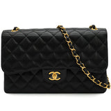 Jumbo Classic Flap - black caviar