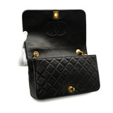 Vintage Full Flap - black lambskin