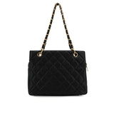 Vintage Shoulder Tote - black caviar