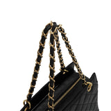 Vintage Shoulder Tote - black caviar