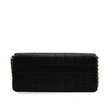 Vintage Chanel Chocolate Bar Eat West - black lambskin
